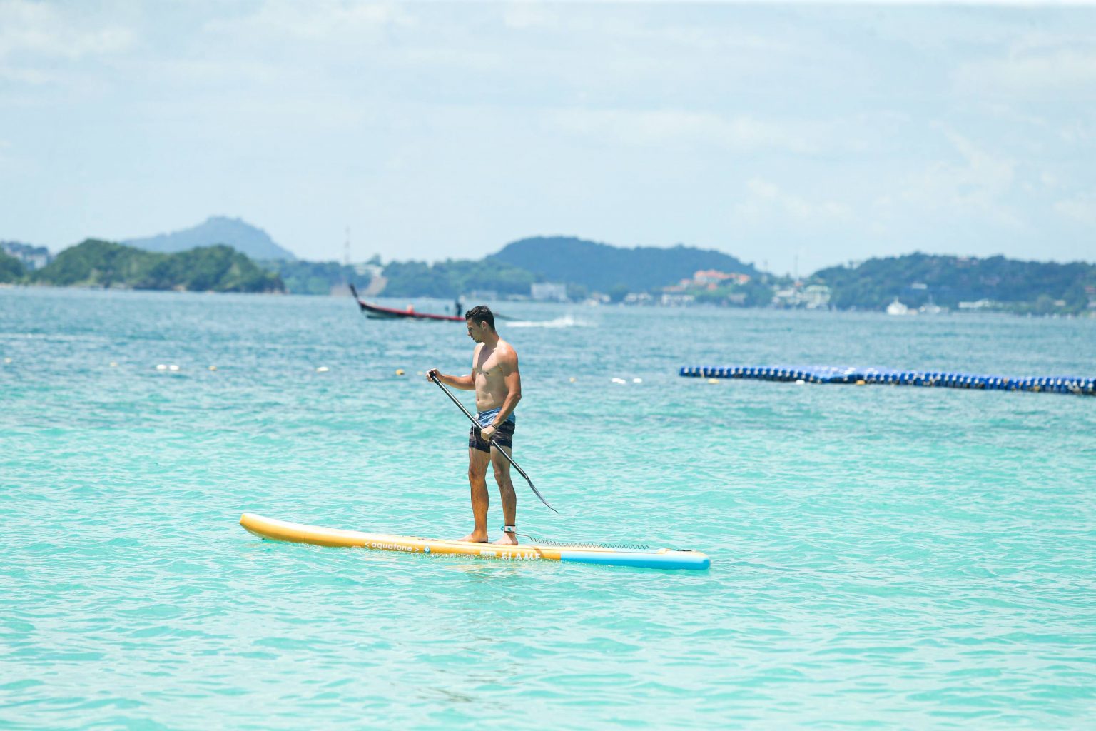 Coral Island and sunset at Promthep Cape