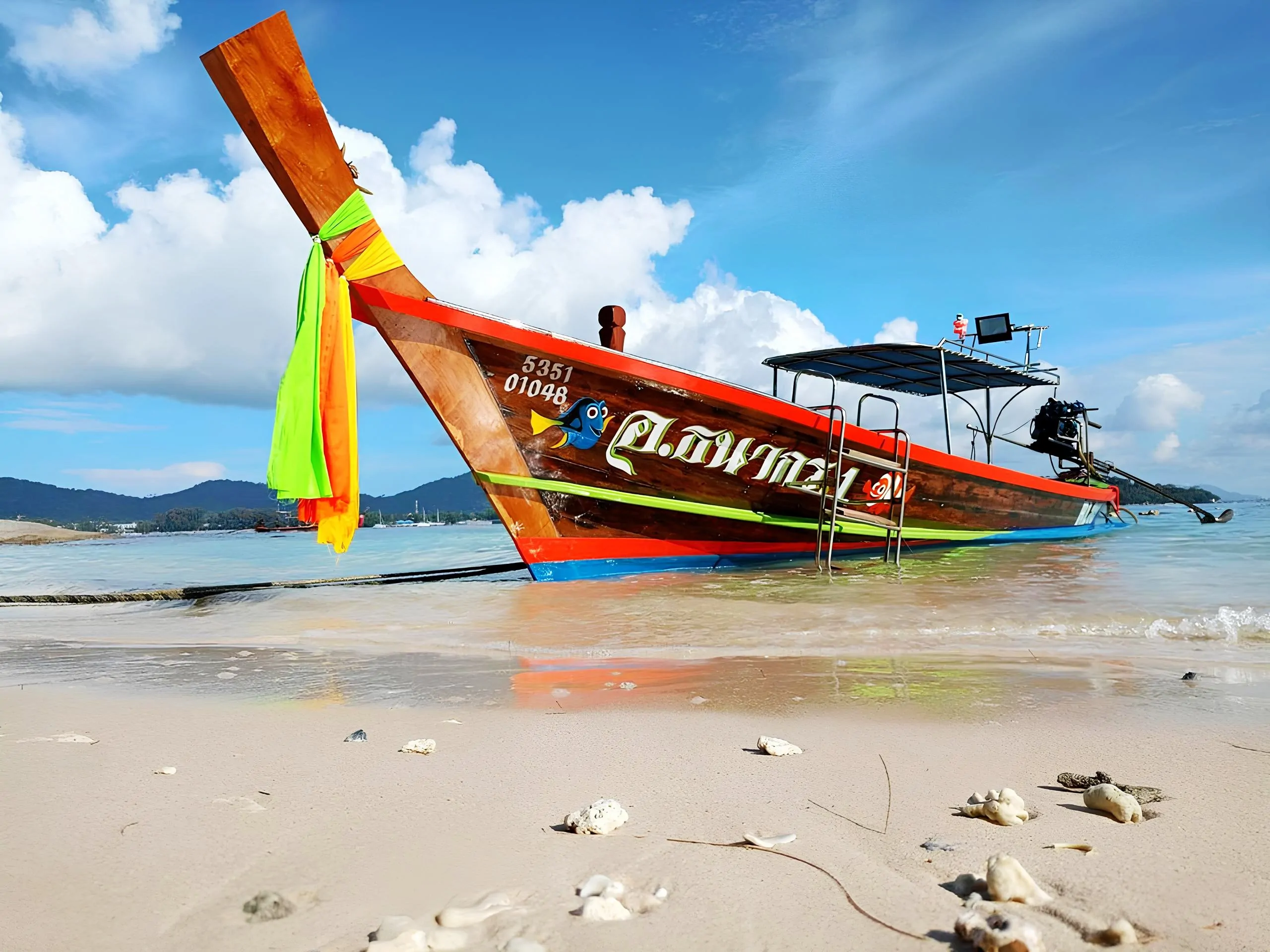Long Tail Speedboat Boat