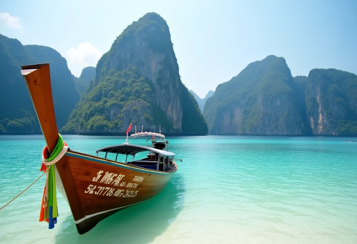 Long Tail Speedboat Boat
