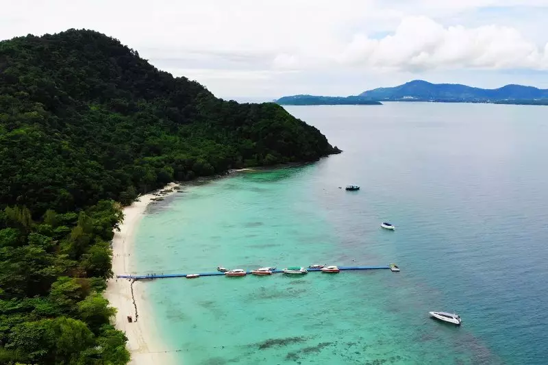 Sunset Seclusion on Coral Island