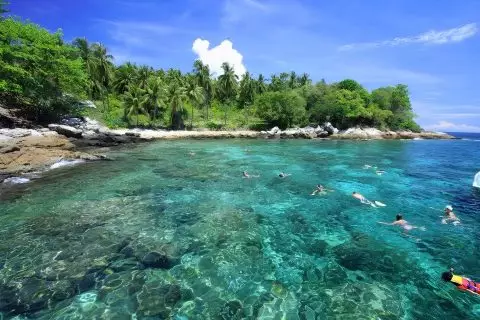 Sunset Seclusion on Coral Island