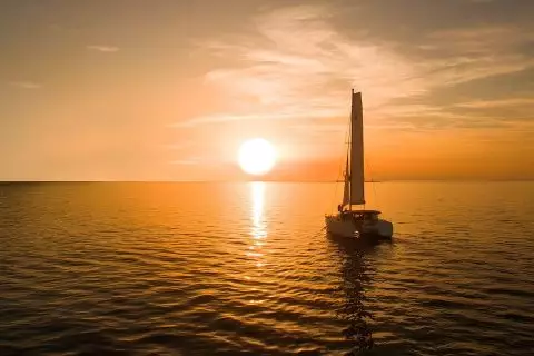 Sunset Seclusion on Coral Island