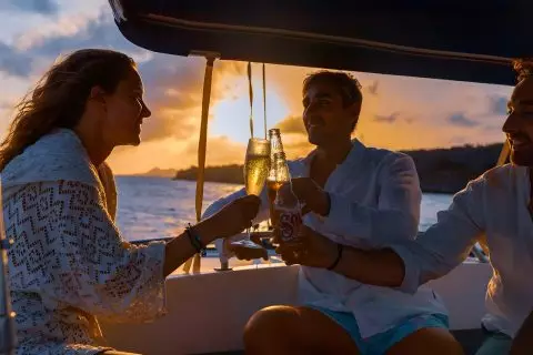 Sunset Seclusion on Coral Island