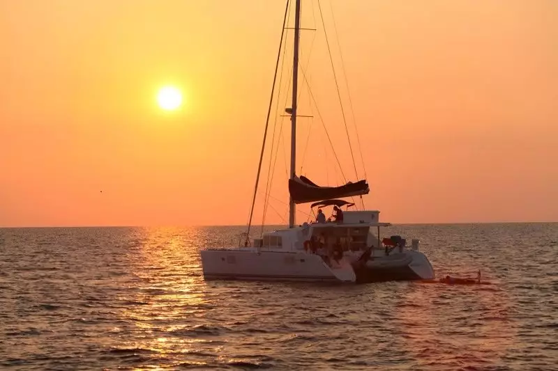 Sunset Seclusion on Coral Island