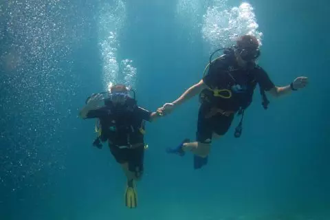 Coral Island and sunset at Promthep Cape