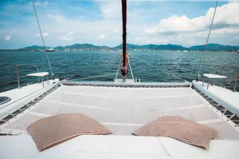Coral Island and sunset at Promthep Cape