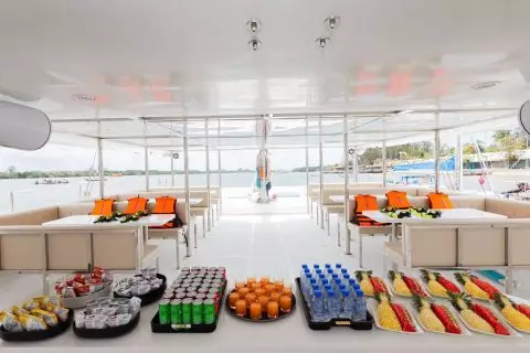 Coral Island and sunset at Promthep Cape