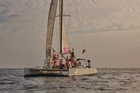 Steam catamaran trip: Coconut Island and Koh Rang Yai